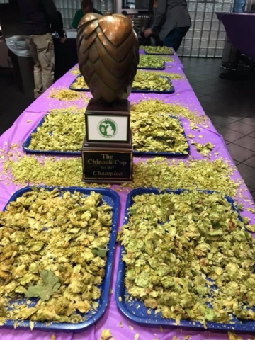 2018 traveling trophy and samples